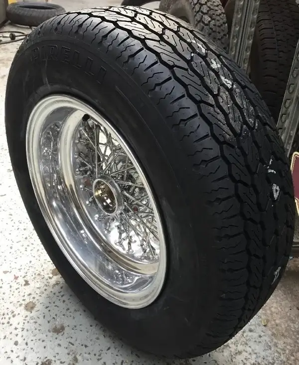 215/70VR15 CN12 PIRELLI CINTURATO ™ on a Borrani Wheel