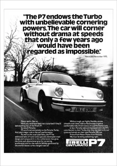 225/50 YR 16 PIRELLI CINTURATO ™ P7 - Porsche 911 Turbo