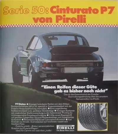 Pirelli P7 Tires Diagram