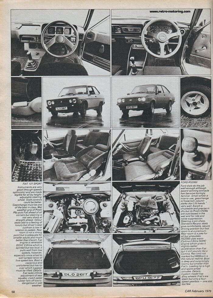 185/70 VR 13 PIRELLI CINTURATO ™ on Fiat 131 Sport